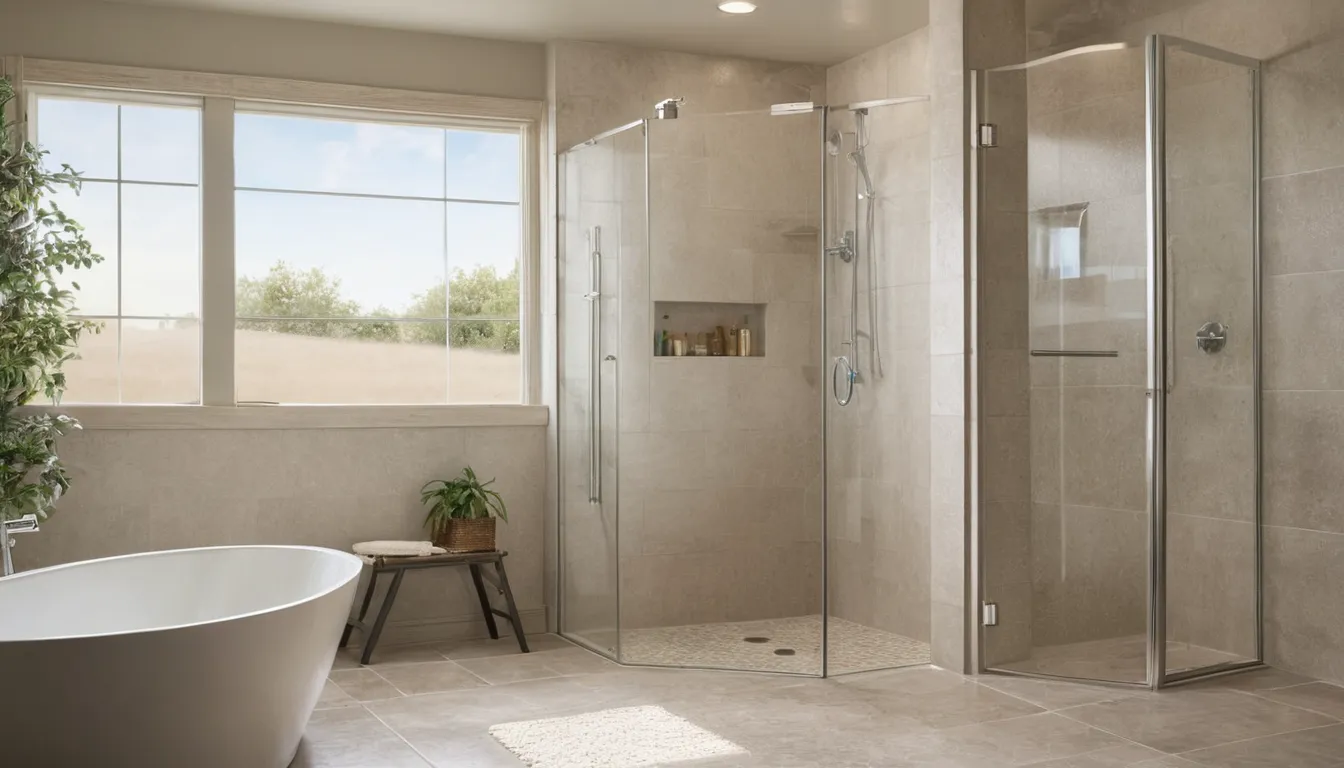 A bright, updated bathroom in a classic Vallejo area home with a walk-in shower